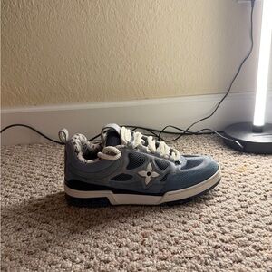 Louis Vuitton Blue and White Sneakers